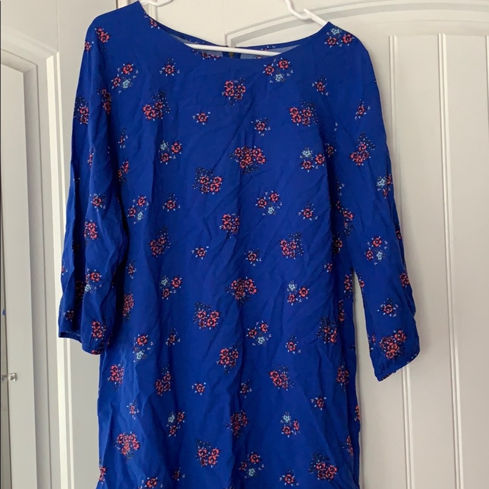 Blue floral Dress